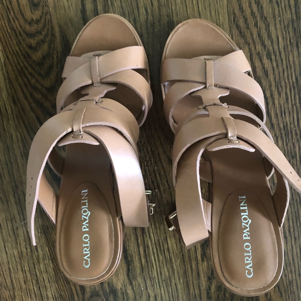 Summer straps heels